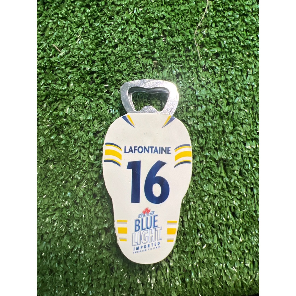 LaFontaine 16 Buffalo Sabres Labatt‎ Blue Light Beer Bottle Opener Barware